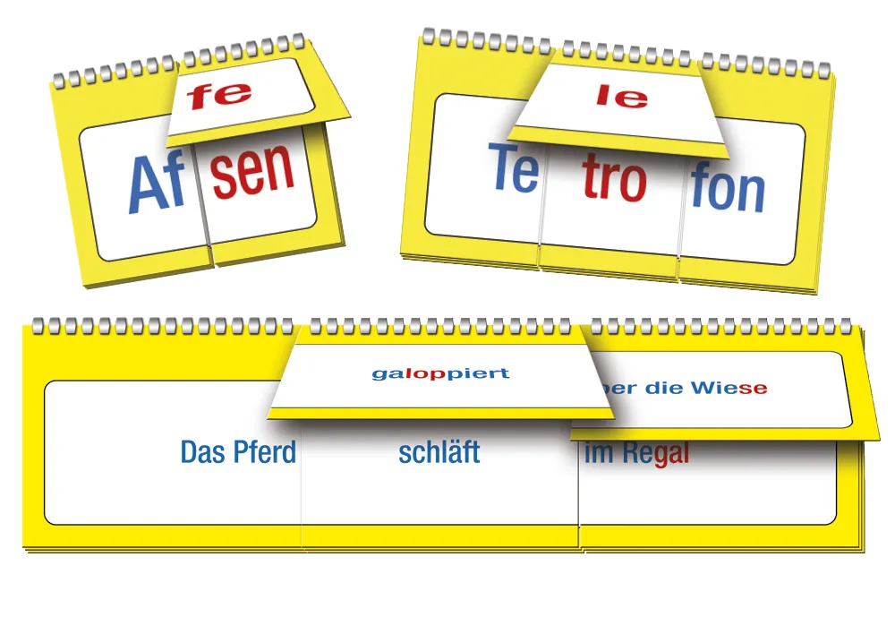 Klappen-Spiel, 3-tlg.