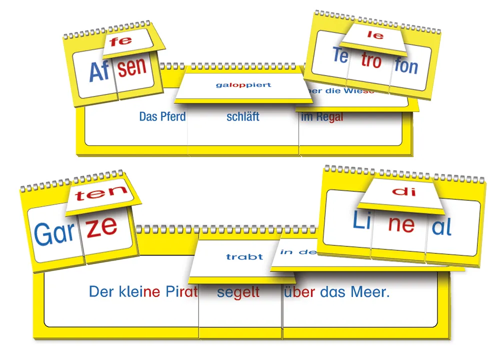 Klappen-Spiel, 3-tlg.