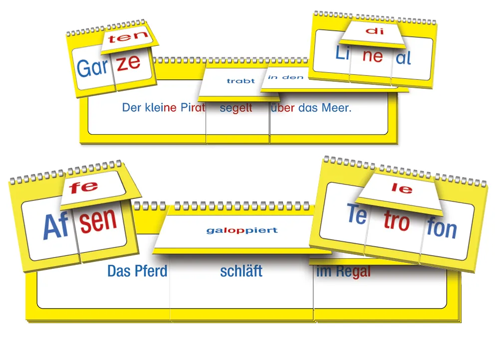 Klappen-Spiel, 3-tlg.