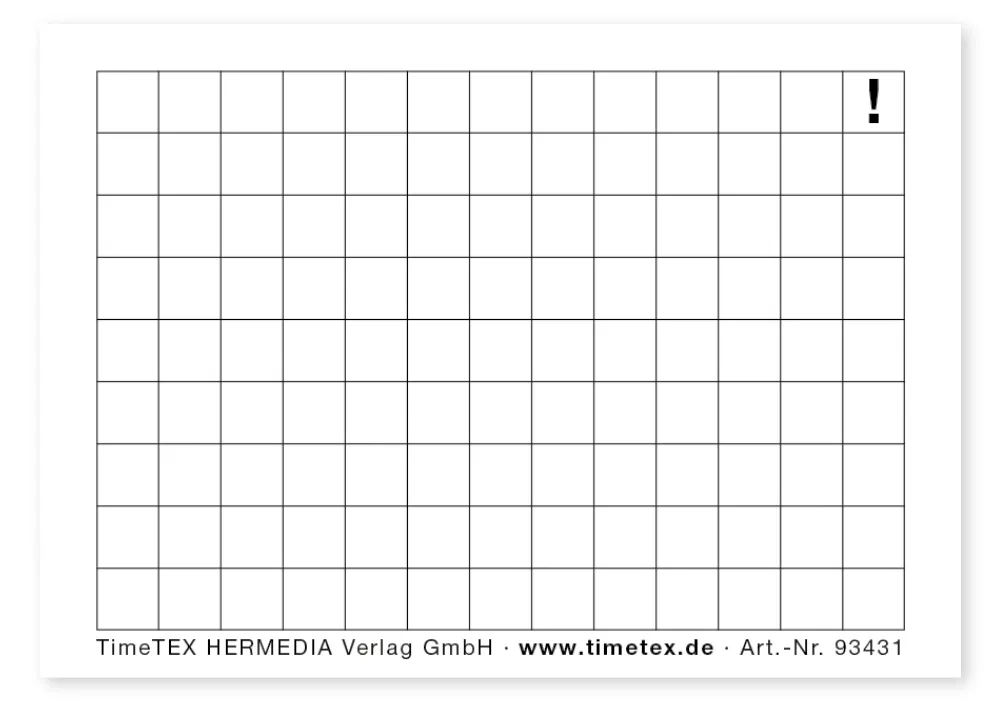 Blanko-Lernkärtchen, A8 weiß, 100 Stück