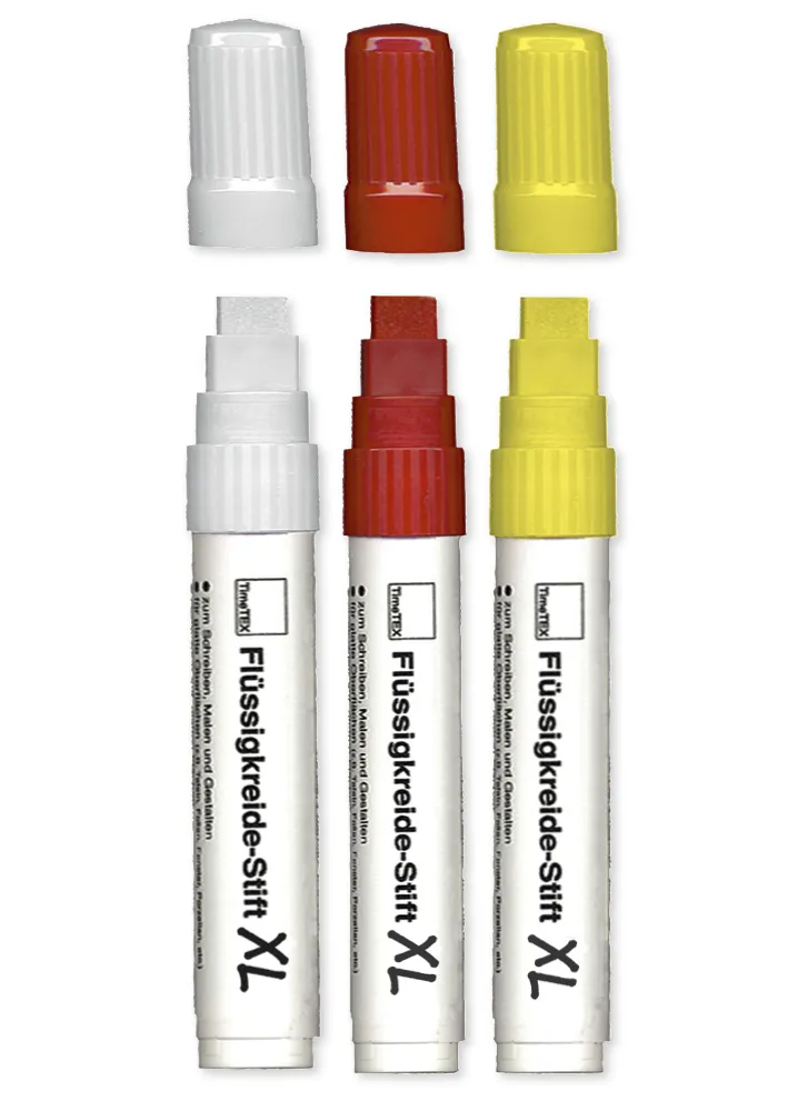 TimeTEX Flüssigkreide-Stift XL Set 3-tlg.