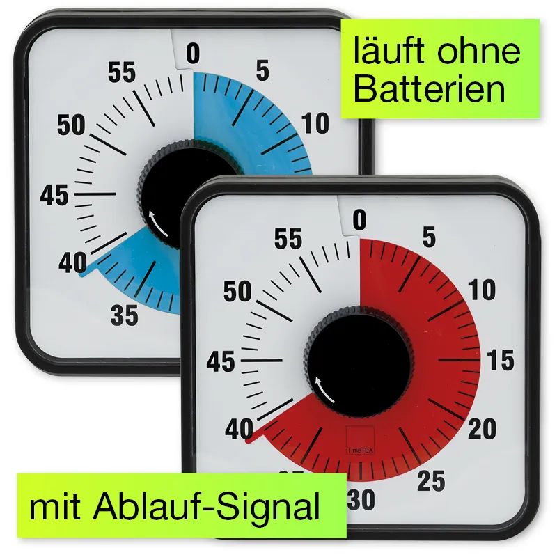 Zeitdauer-Uhr "Automatik" magnetisch, 19x19 cm