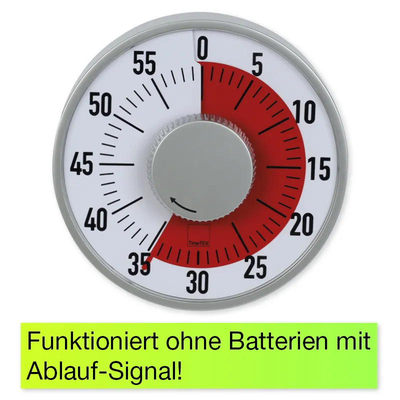 Zeitdauer-Uhr "Automatik" mit Ablauf-Signal