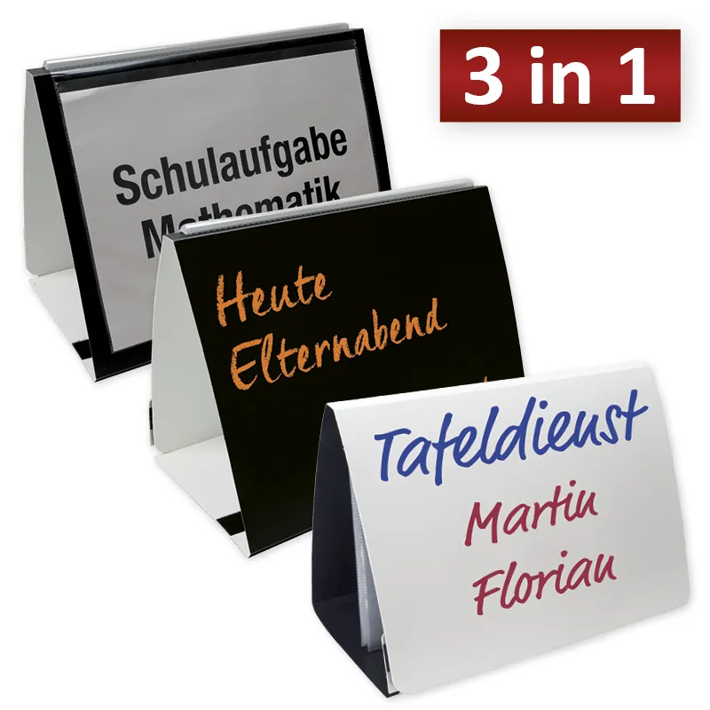 TimeTEX Whiteboard-Tisch-Flipchart  A4, ca. 33 x 25 cm