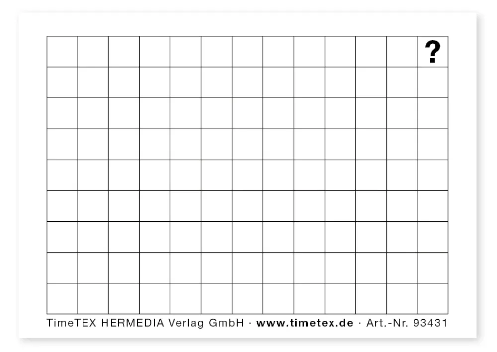 Blanko-Lernkärtchen, A8 weiß, 100 Stück