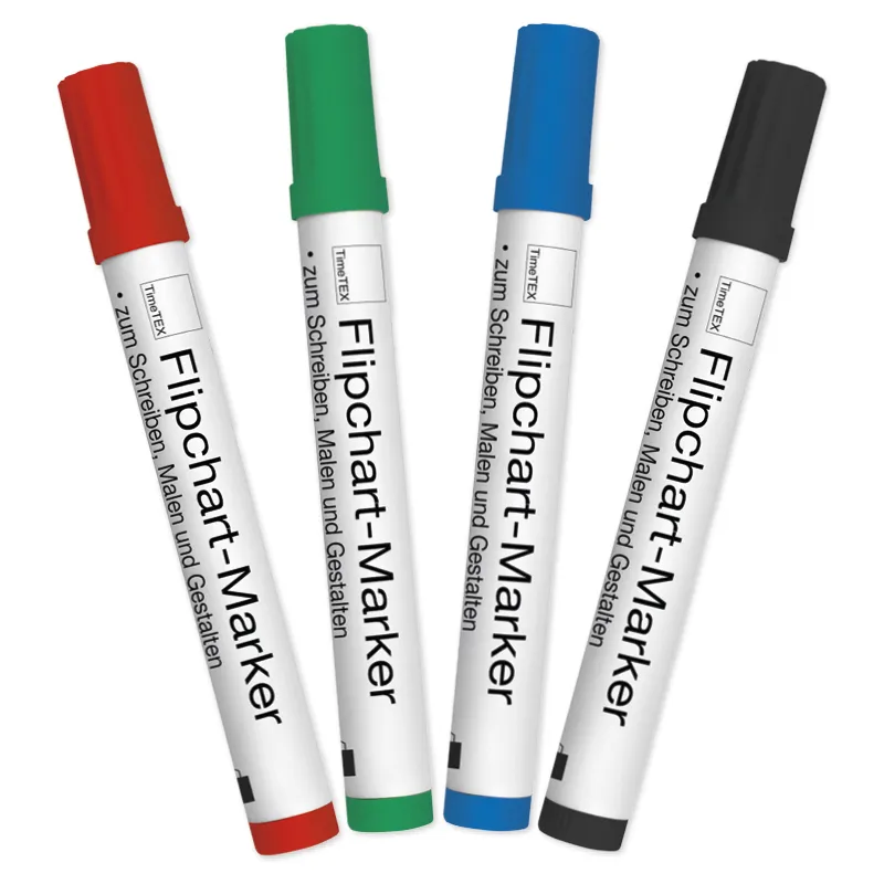 TimeTEX Set Flipchart-Marker, 4-tlg.