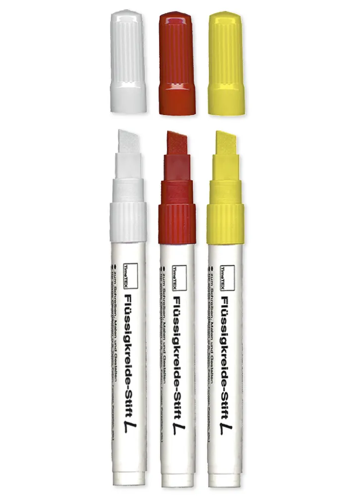 TimeTEX Flüssigkreide-Stift L Set 3-tlg.