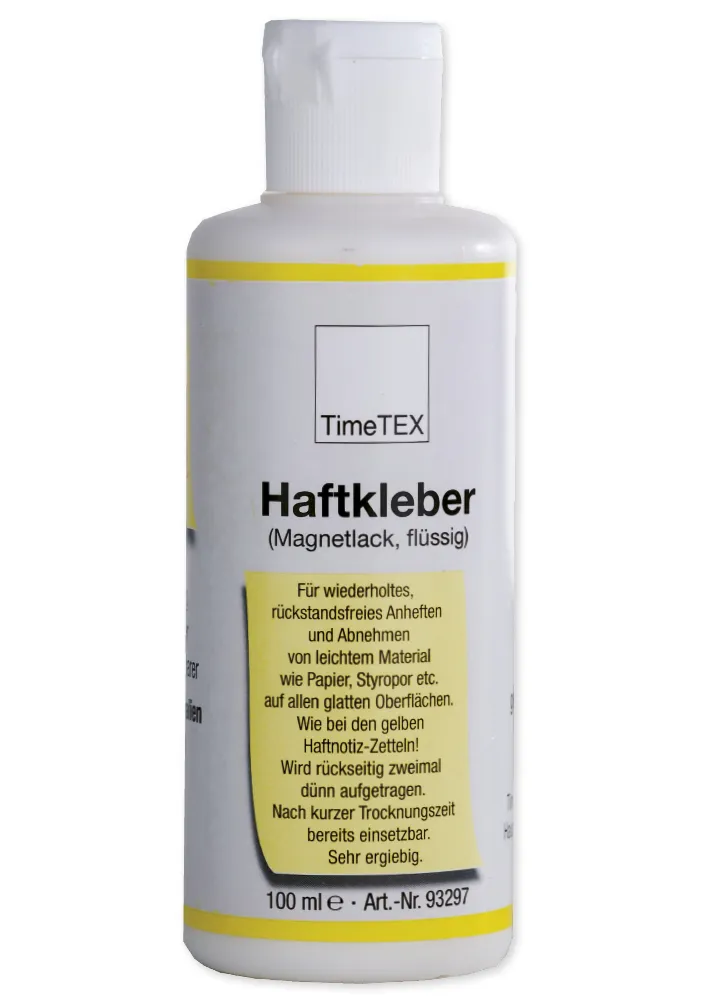 Haftkleber-Dosierflasche (Magnet-Lack) 100 ml