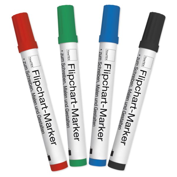 TimeTEX Set Flipchart-Marker, 4-tlg.