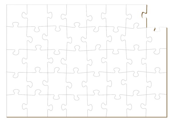 Puzzle zum Bemalen