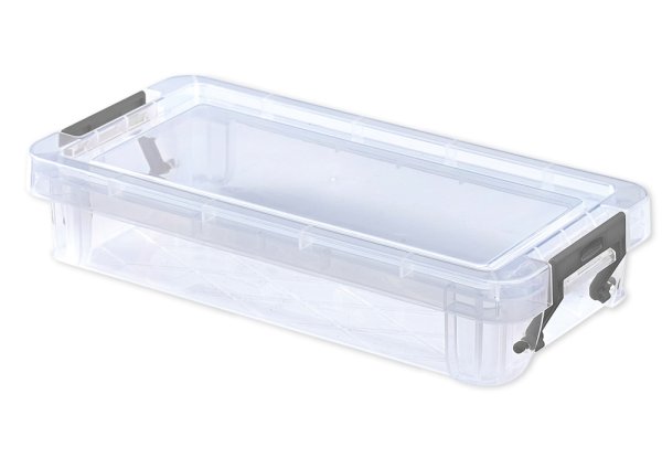 Kunststoff-Box stapelbar, transparent, 0,75 Liter