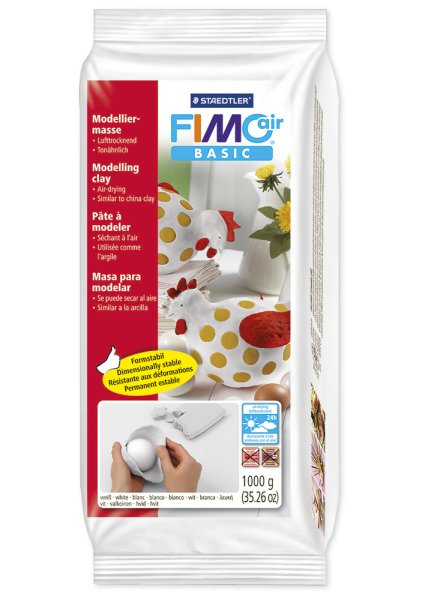 STAEDTLER® Modelliermasse FIMO Air 1000 g, Weiß