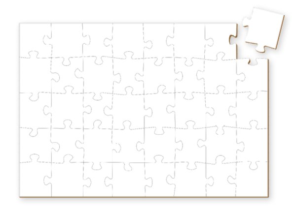 Puzzle zum Bemalen