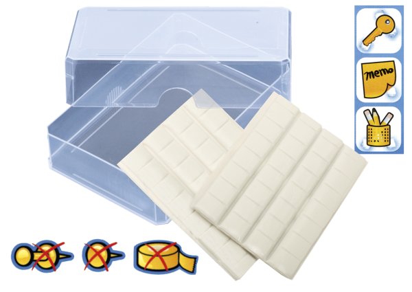 TimeTEX Knetkleber "Elastofix", ca. 56 Pads